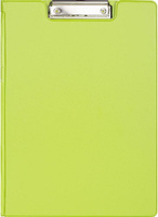 Папка/конверт Attache Папка-планшет с зажимом Bright colours A4 салатовая с выдвижным подвесом