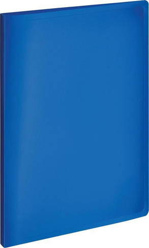 Папка/конверт Attache Папка с зажимом A4 0.35 мм синяя (до 120 листов)