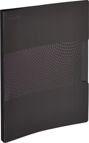 Папка/конверт Attache Папка с зажимом Digital А4+ 0.45 мм черная (до 120 листов)