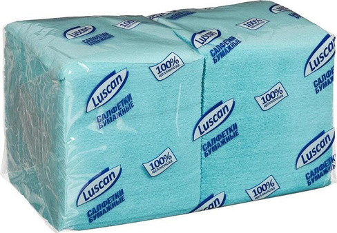 Бумажные полотенца Luscan Салфетки бумажные Profi Pack 1-слойные 4630012886277