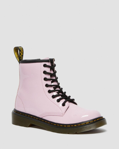 Лакированные ботинки Junior 1460 на шнуровке Dr. Martens