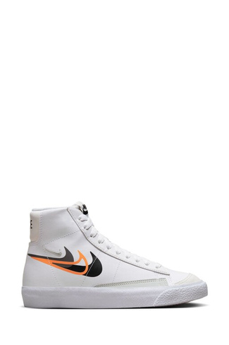 Молодежные спортивные туфли Blazer с вырезом по щиколотку Nike, белый