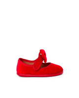 Туфли Мэри Джейн для девочки на застежке-липучке Pisamonas, красный