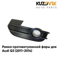 Рамка противотуманной фары правая Audi Q3 (2011-2014) KUZOVIK