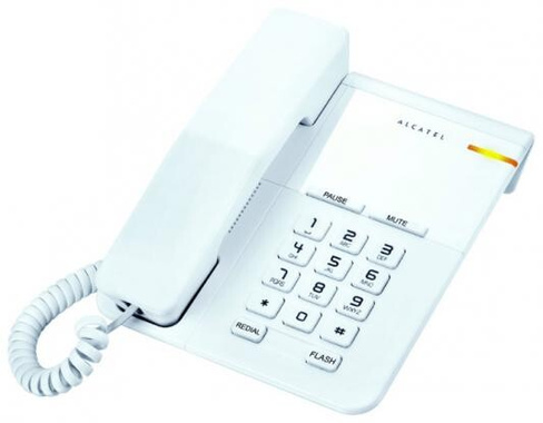 Телефон проводной Alcatel T22 белый