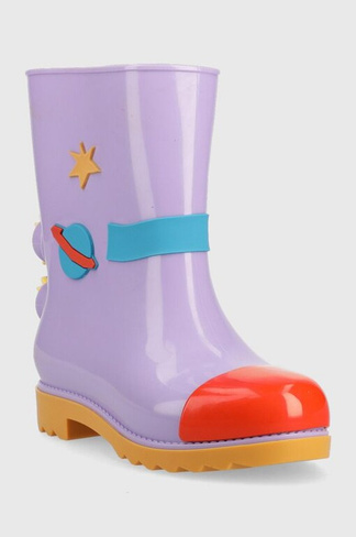 Детские резиновые сапоги Melissa Rain Boot + Fabula Inf, фиолетовый