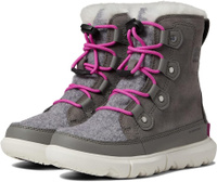 Зимние ботинки Explorer Lace WP SOREL, цвет Quarry/Bright Lavender