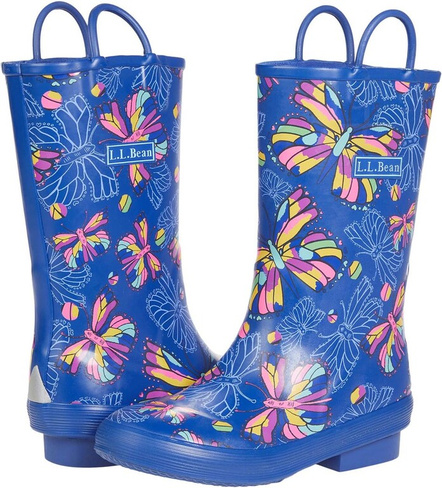 Резиновые сапоги Puddle Stompers Rain Boots Print L.L.Bean, цвет Night Sky Butterfly