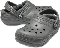 Сабо Classic Lined Clog Crocs, цвет Slate Grey/Smoke