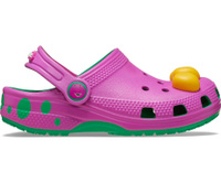 Сабо для маленьких детей Crocs Classic x Barney, фиолетовый