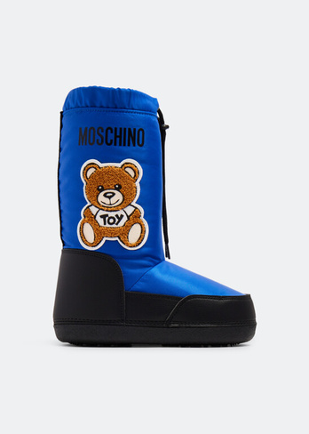 Ботинки Moschino Teddy Patch Snow, синий