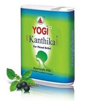 Кантика Kanthika Pills расасывающие таблетки для горла (Yogi) 70 таблеток
