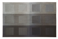 Салфетка сервировочная NIKLEN Текстилайн 30x45см, термостойкая, серебро ПВХ Арт. 7298 (Китай) 1шт