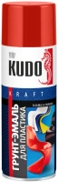 Грунт эмаль для пластика Kudo Kraft Flexible & Durable 520 мл красная