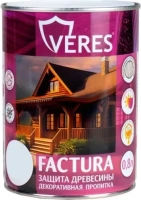 Пропитка декоративная для защиты древесины Veres Factura 800 мл олива