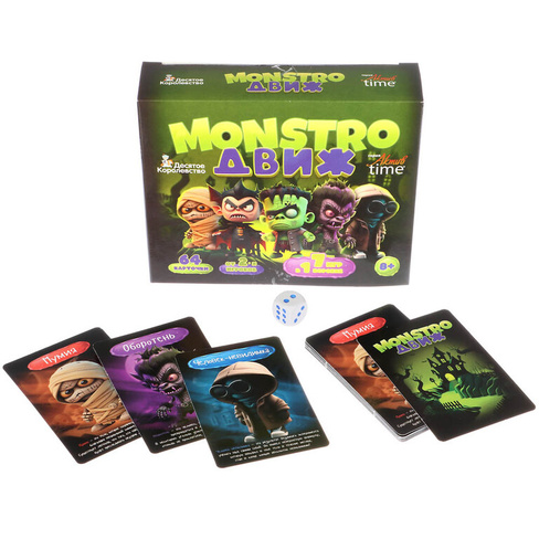 Игра настольная "MONSTRO ДВИЖ", арт. 04928