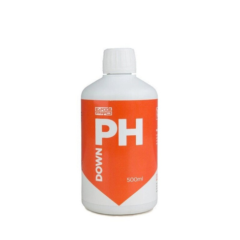 Понизитель уровня pH раствора PH Down E-MODE 0.5 L (t°C)