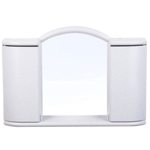 Зеркало-шкаф 59.6х41х10.7 см, прямоугольное, белый мрамор, с полочкой, Berossi, Argo, АС 11904000