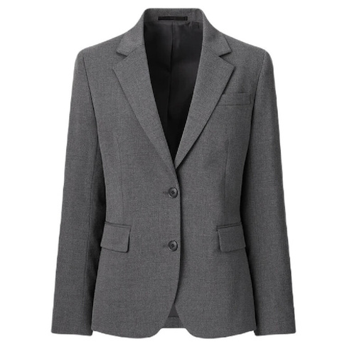 Пиджак Uniqlo Stretch Tailored, серый