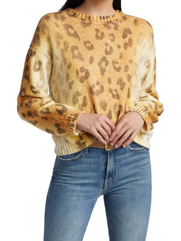 Леопардовый свитер Mother Cream graphic