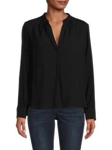 Однотонная блузка с длинным рукавом tink ZADIG & VOLTAIRE Noir