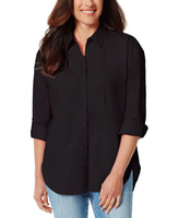 Женская рубашка amanda с пуговицами спереди Gloria Vanderbilt, черный