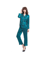 Женский шелковый пижамный комплект с шикарной отделкой 22 Momme LILYSILK