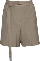 Шорты Sacai Suiting Shorts 'Beige', загар