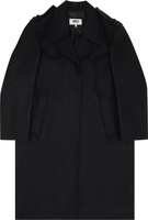 Пальто MM6 Maison Margiela Coat 'Black', черный