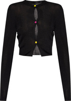 Свитер Versace Rib Serie Knit Sweater 'Black', черный