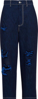 Джинсы Marni Cropped Jeans 'Iris Blue', синий