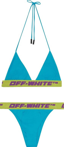Бикини Off-White Logo Bikini 'Blue', синий