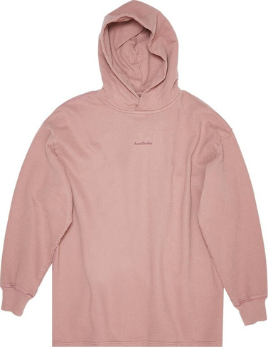 Толстовка Acne Studios Hooded Sweatshirt 'Blush Pink', розовый
