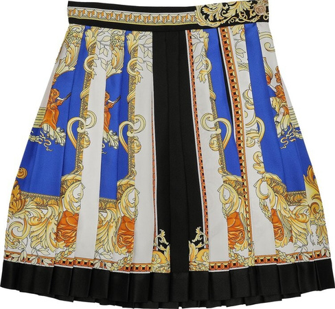Юбка Versace Printed Skirt 'Royal Blue/Gold', синий