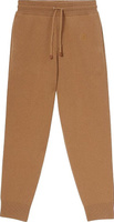 Брюки Burberry Monogram Motif Cashmere Blend Jogging Pants 'Camel', коричневый