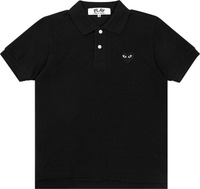 Рубашка Comme des Garçons PLAY Black Emblem Polo Shirt 'Black', черный