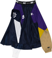 Юбка Nike Women's x Sacai Skirt 'Black/Sequoia', черный