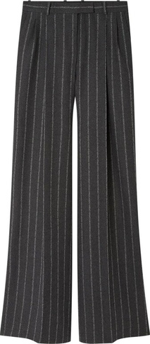 Брюки Versace Pinstripe Pant 'Medium Grey', серый