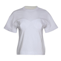 Футболка Sacai Jersey T-Shirt 'Off White', белый