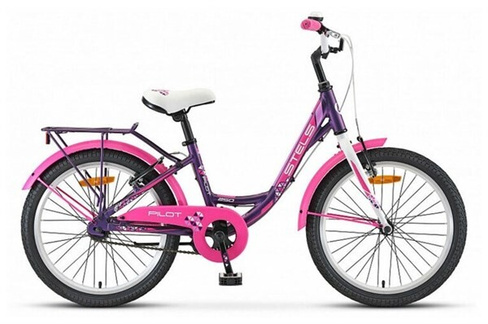 Велосипед Stels 12" Pilot-250 Lady 20" V020 пурпурный (2021)