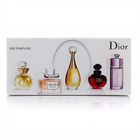 Набор женских парфюмов DIOR LES PARFUMS, 5 ароматов по 5 мл