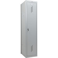 Шкаф для одежды металлический Практик ML 01-40 дополнительный секция (серый, 400х500х1830 мм)