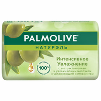 Мыло туалетное 90 г, PALMOLIVE Натурэль "Олива и увлажняющее молочко", интенсивное увлажнение, 32766, 8693495032766