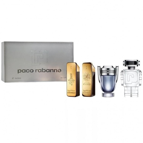 Подарочный мужской парфюмерный набор Paco Rabanne 4 в 1