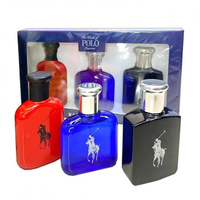 Подарочный мужской парфюмерный набор Ralph Lauren Polo 3 в 1