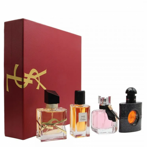 Женский парфюмерный подарочный набор Yves Saint Laurent Designer Set 4 в 1 4 аромата по 30 мл
