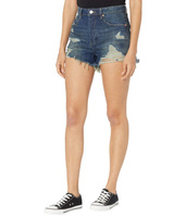 Шорты Blank NYC, The Reeve High-Rise Denim Shorts in Let It Be