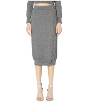 Юбка Cushnie, High-Waisted Knit Pencil Skirt with Cable Detail