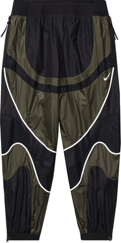 Брюки Nike Womens iSPA Pants Off Noir/Newsprint/Iron Grey, зеленый