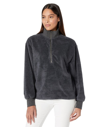 Пуловер Dylan by True Grit, Sherpa Modern Zip Pullover Sweatshirt